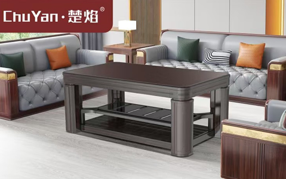 LETOU樂(lè)投高端升降茶幾電暖桌 茶幾智能升降電器CY23D-晶咖[底部升降]